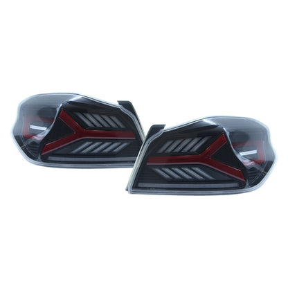 OLM Y-Spec LED taillights clear lens red optic for 2015-2021 Subaru WRX and STI