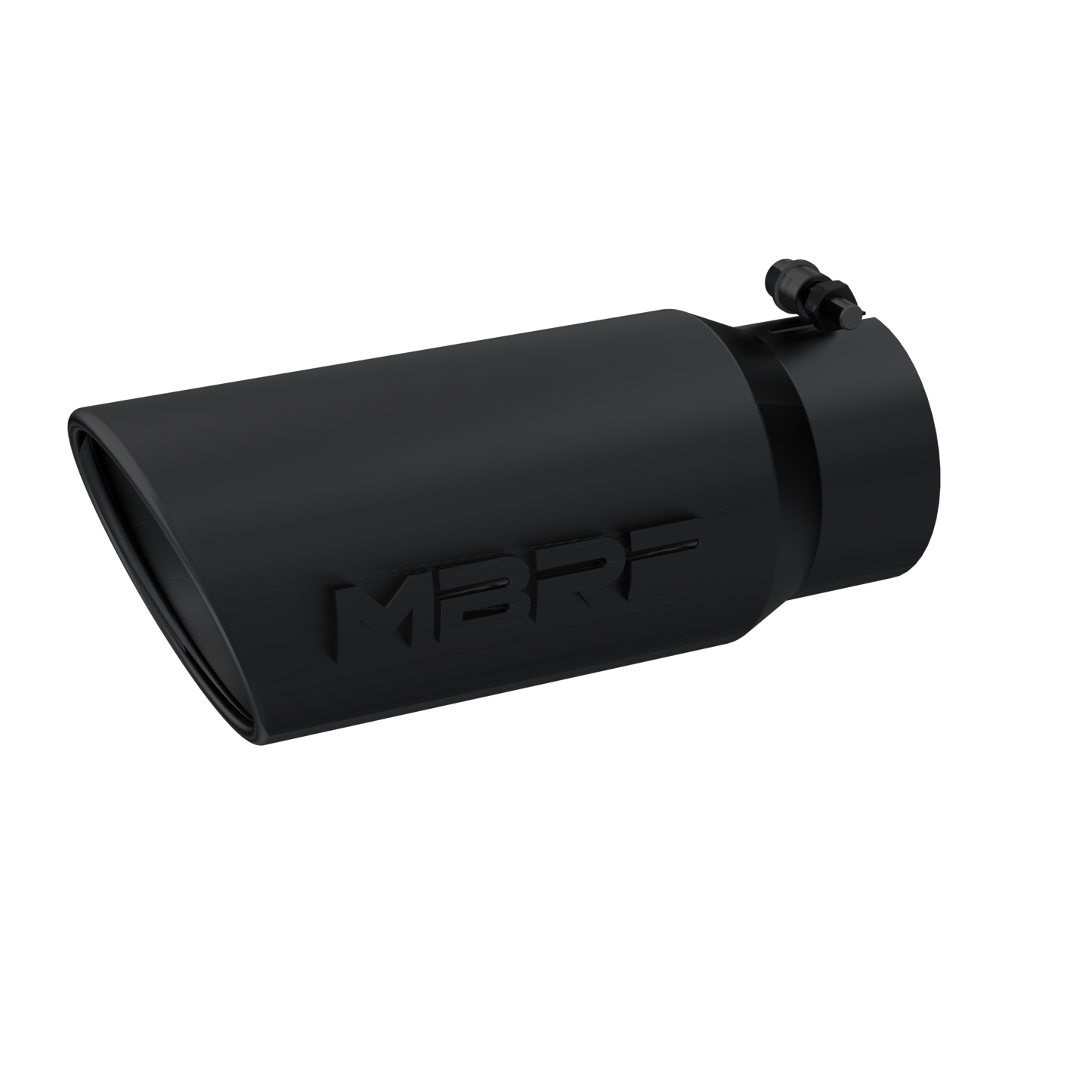 MBRP 4" Inlet 5" Outlet Angled Rolled Black Finish Exhaust Tip T5051BLK MBRP