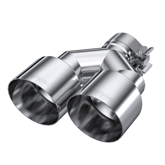 MBRP Universal T304 SS Dual Tip 4in OD/2.5in Inlet - T5177 MBRP