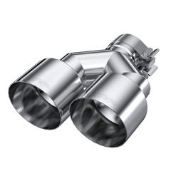 MBRP Universal T304 SS Dual Tip 4in OD/2.5in Inlet - T5177