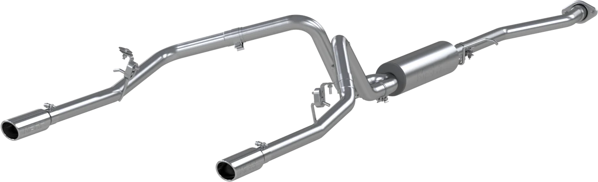 MBRP 2.5" Cat Back, Dual Split Rear, AL, Chevy/GMC 1500 Classic 4.8/5.3L EC/CC-SB 2003 - 2007 MBRP