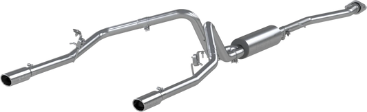 MBRP 2.5" Cat Back, Dual Split Rear, AL, Chevy/GMC 1500 Classic 4.8/5.3L EC/CC-SB 2003 - 2007 MBRP