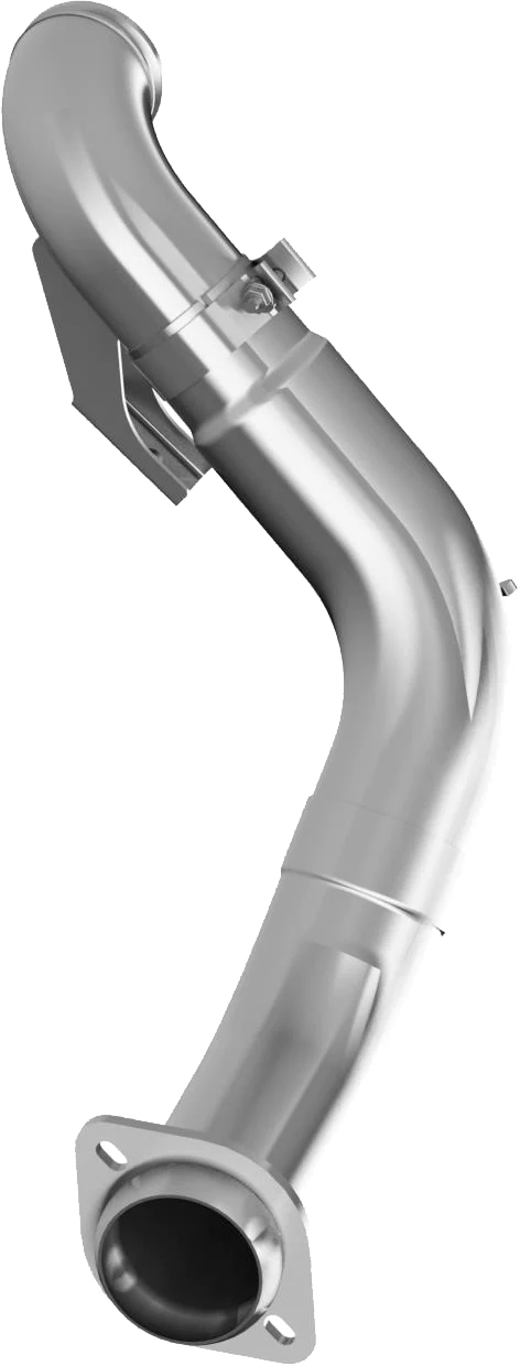MBRP 4" Turbo Down Pipe, T409, Ford 6.7L Powerstroke Non Cab & Chassis Only 2015 - 2016 MBRP