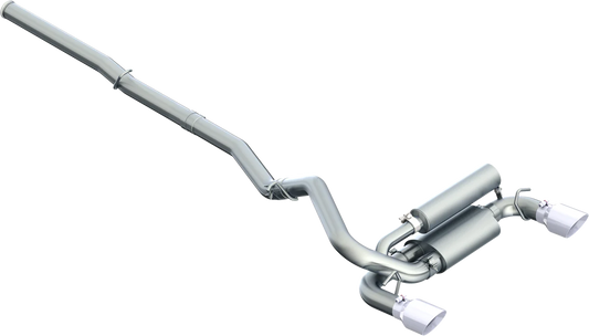 MBRP 2016-2018 Ford Focus RS 3-INCH CAT-BACK EXHAUST DUAL REAR EXIT, STREET PROFILE MBRP