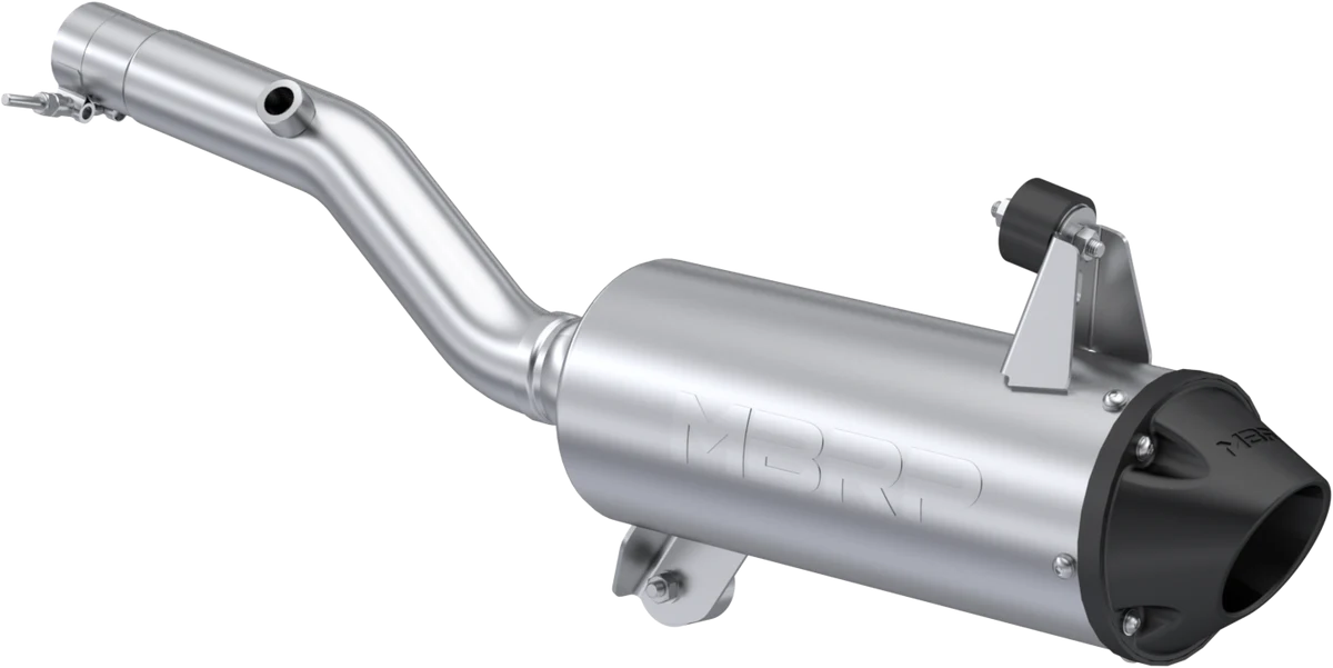 MBRP 18-24 Can-Am Outlander/Max 650/850/1000R 5in Single Slip-on Exhaust System w/ Perf. Muffler - AT-9221PT