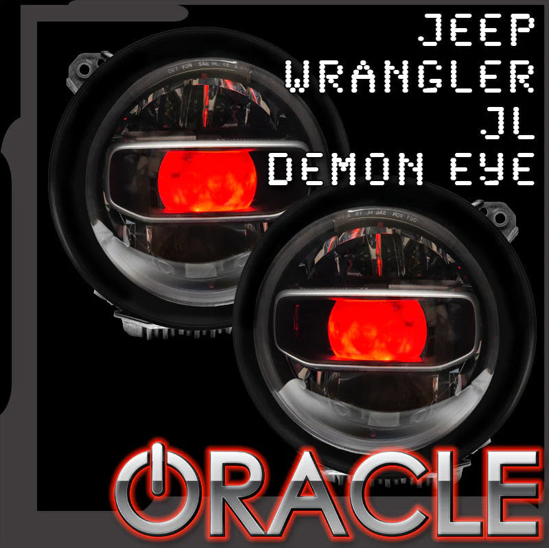 ORACLE LIGHTING "DEMON EYE" COLORSHIFT PROJECTOR ILLUMINATION KIT 4511-334 - JEEP GLADIATOR ORACLE Lighting