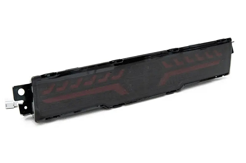 OLM V2 F1 Rear Fog Light (Smoke Lens, Black Base, Red Bar) - 2022 BRZ / GR86