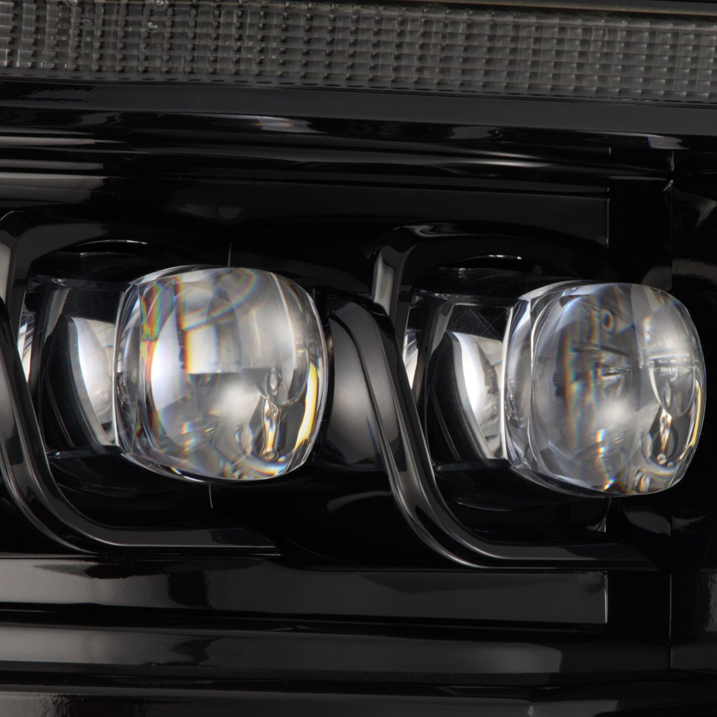 AlphaRex 21-23 Ford F150 / 21-23 Ford F150 Raptor NOVA-Series LED Projector Headlights Alpha-Black - 880138 AlphaRex