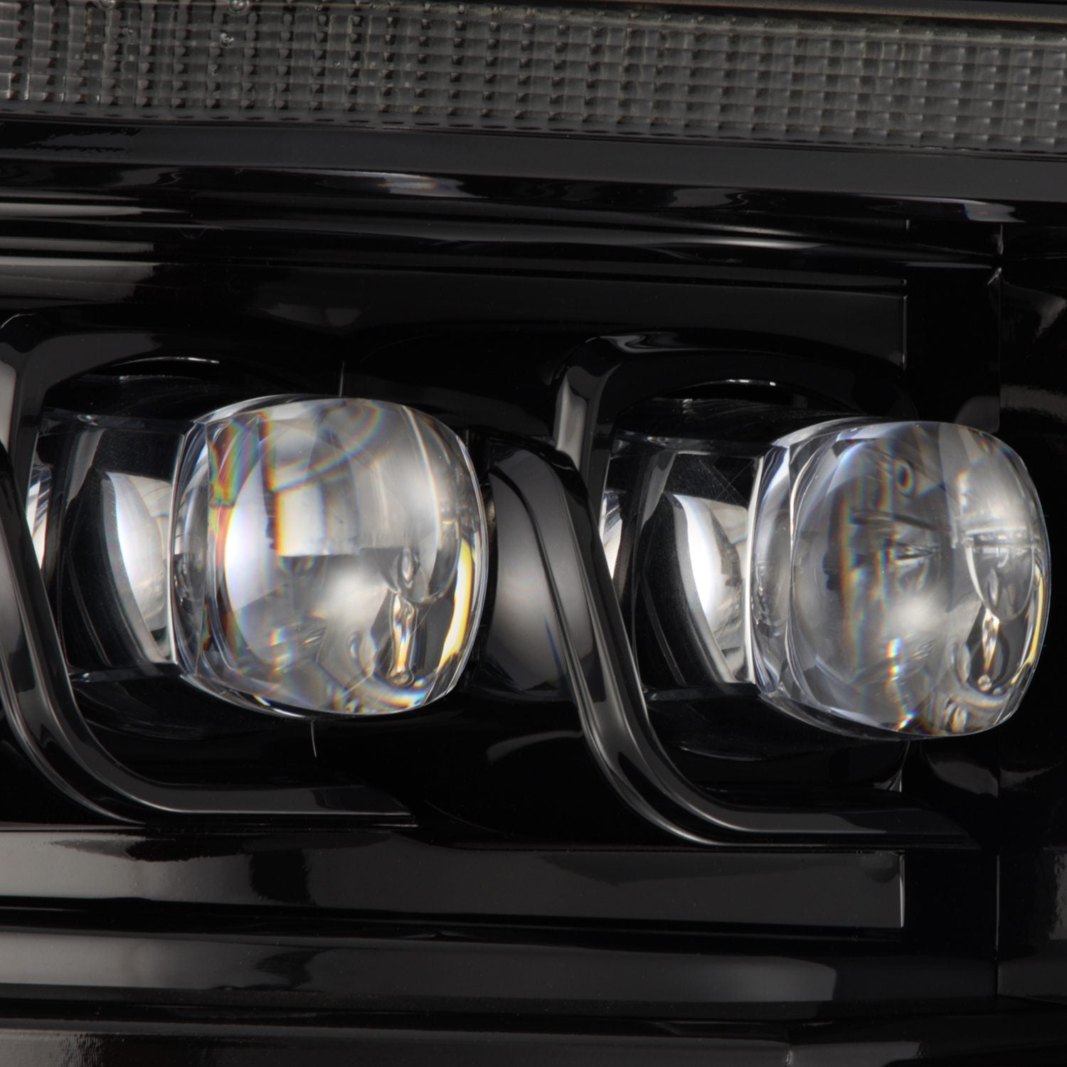 AlphaRex 21-23 Ford F150 / 21-23 Ford F150 Raptor NOVA-Series LED Projector Headlights Alpha-Black - 880138 AlphaRex