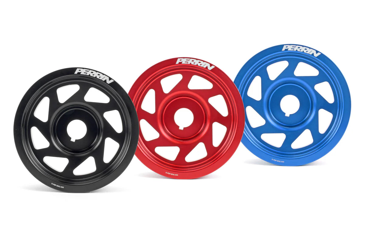 PERRIN PSP-ENG-100RD Lightweight Crank Pulley Red for Subaru EJ