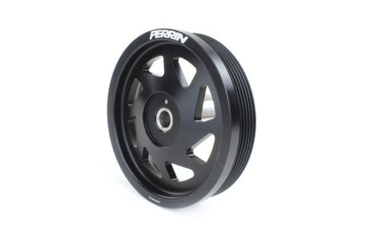 PERRIN PSP-ENG-104BK Lightweight Crank Pulley Black for Subaru FA/FB, WRX, Forester, Outback