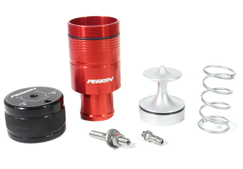 PERRIN PSP-TAC-615RD Adjustable Bypass Valve Red for 2015–2021 Subaru WRX