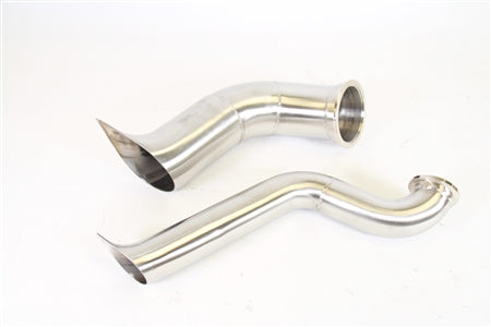 PLM Power Driven B-Series Hood Exit Up-Pipe & Dump Tube for Top Mount Turbo Manifold PrivateLabelMfg