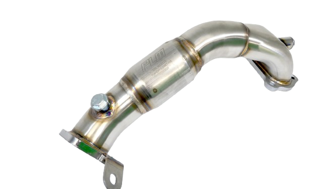 PLM high flow catted downpipe for 2016-2024 Honda Civic 2.0L stainless steel