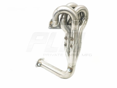 PLM Power Driven H-Series Ramhorn 4-1 Header for Honda Prelude & H22 F20B Swaps - PLM-H2B-RH-HEADER-KIT side angle