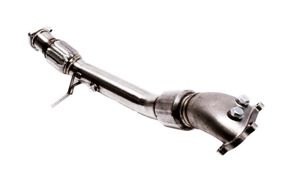 PLM Power Driven Header Downpipe with High Flow Cat for 2012-2015 Civic Si FG4 and Acura ILX full view cats and mount points