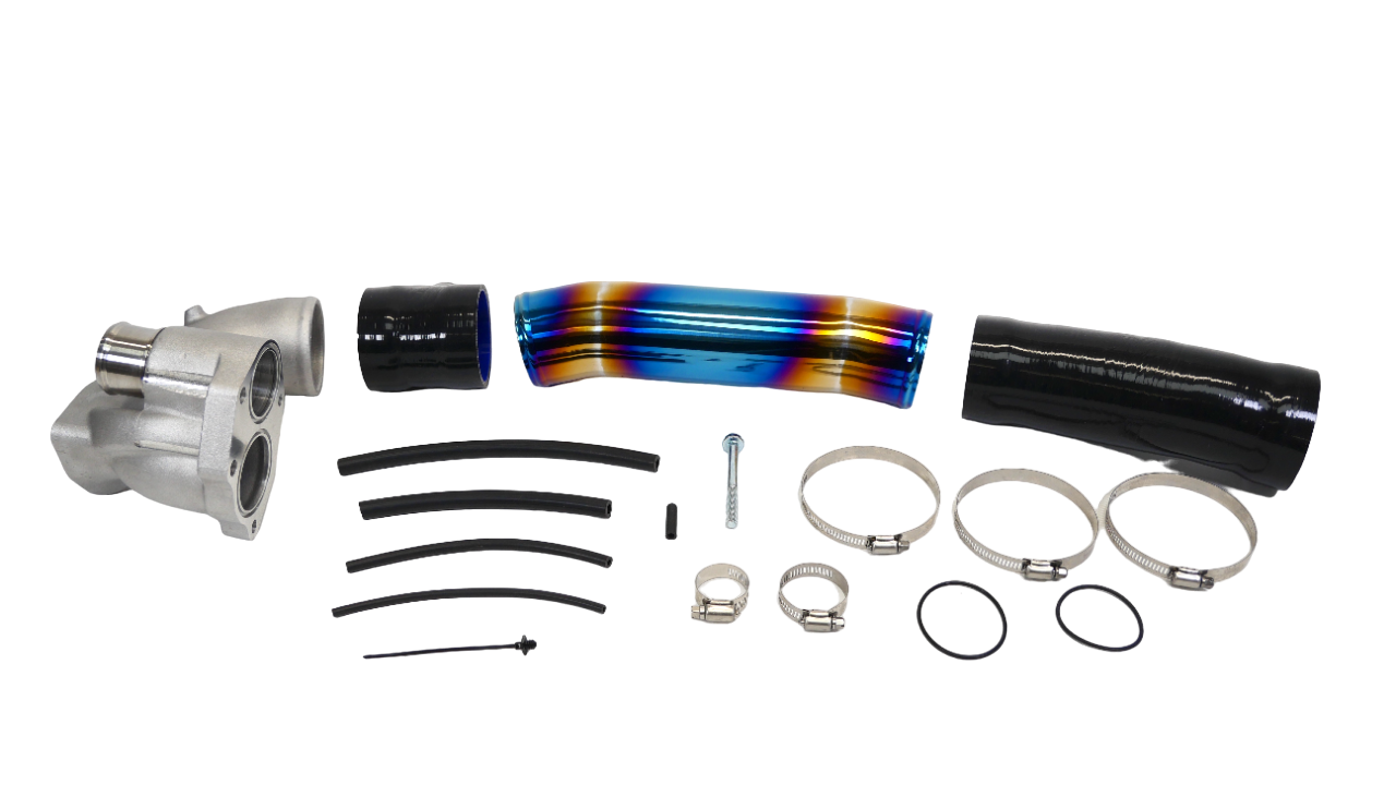 PLM Power Driven Burnt Blue Turbo Inlet Pipe for 2017-2022 Honda CR-V 1.5T PLM-HFC-TB-IN-SS-TIT-A