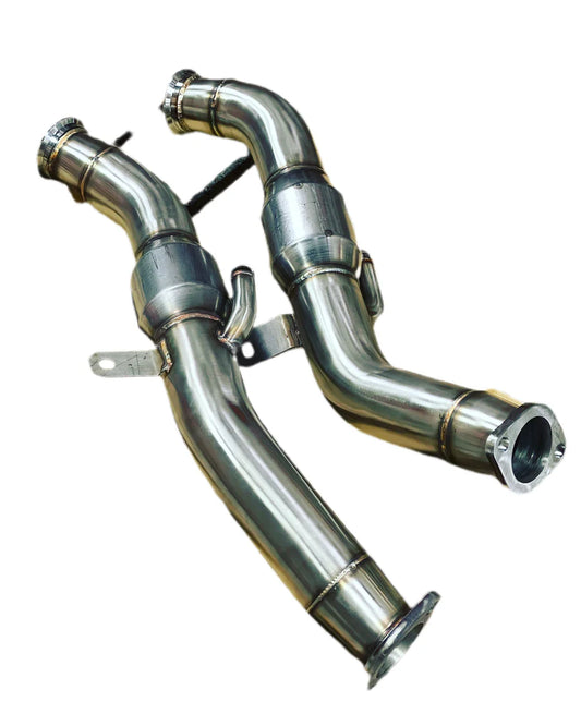 PLM Infiniti Q50/Q60 2016–2023 Full Downpipes Kit (Catted) – PLM-V37-DP-CAT