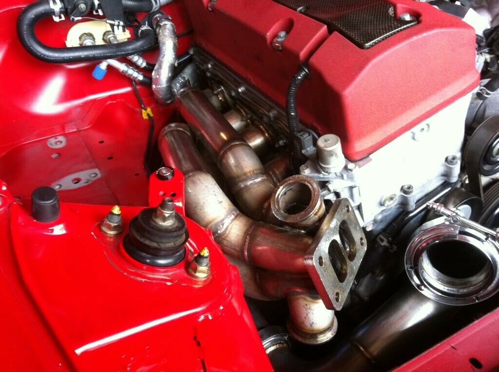 PLM Power Driven T3 Twin Scroll Turbo Manifold S2000 F-Series F20C F22C PrivateLabelMfg