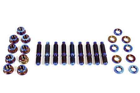 PLM titanium exhaust header manifold stud kit for Honda B D F and H series engines