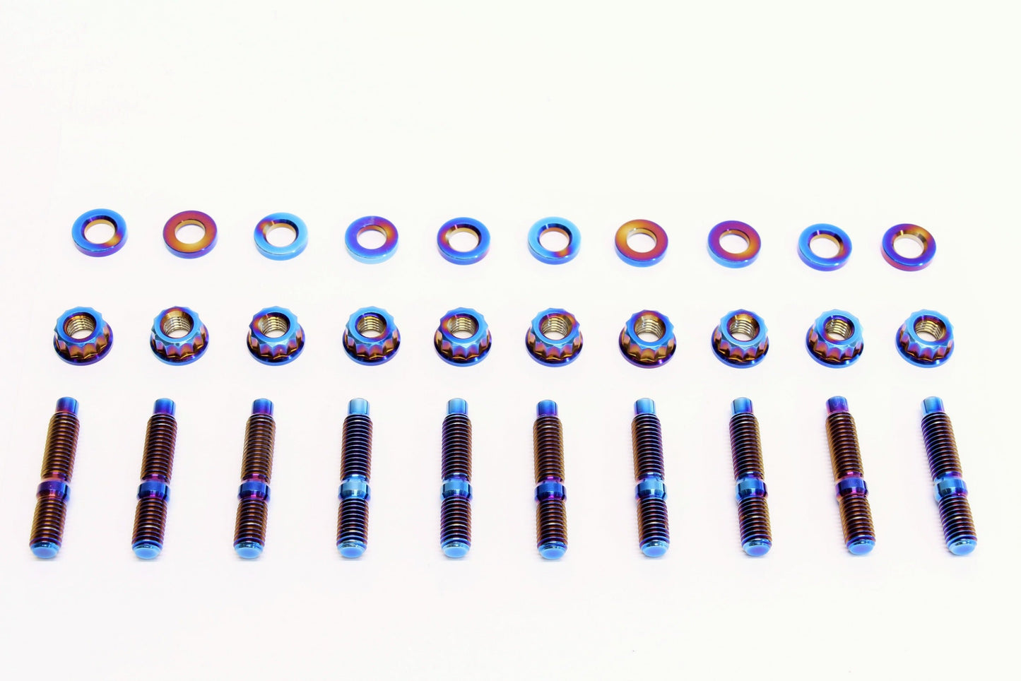 PLM titanium intake manifold stud kit for Honda B D F H J and K series engines