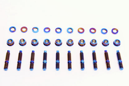 PLM titanium intake manifold stud kit for Honda B D F H J and K series engines