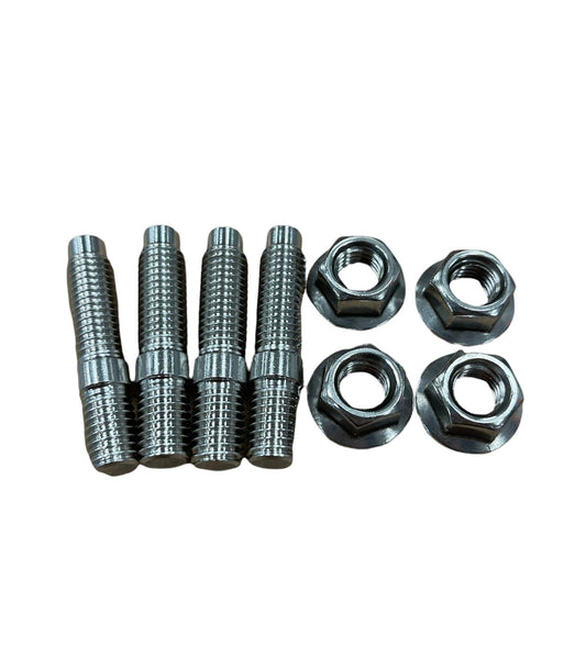PLM turbo to manifold stud nut kit M10 x 1.5 stainless steel