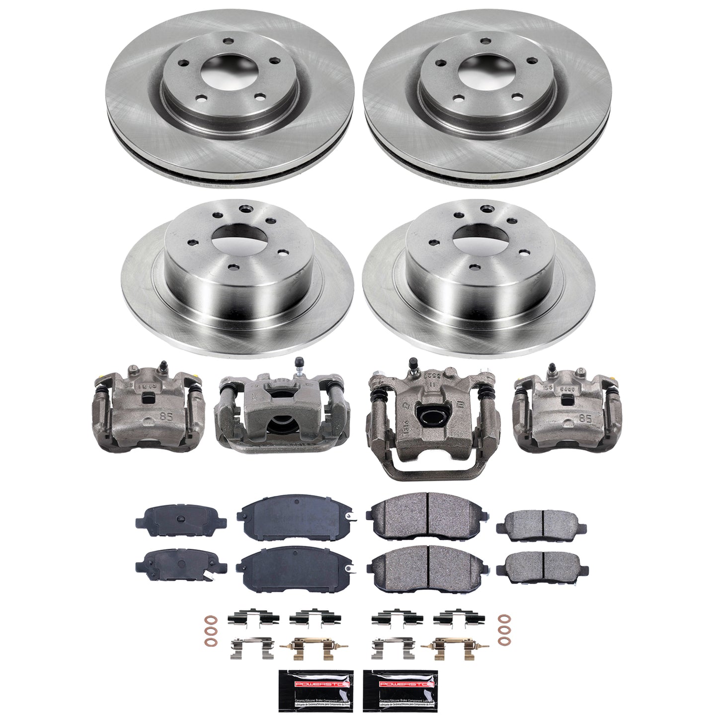 Power Stop KCOE9141 OE replacement brake kit with calipers