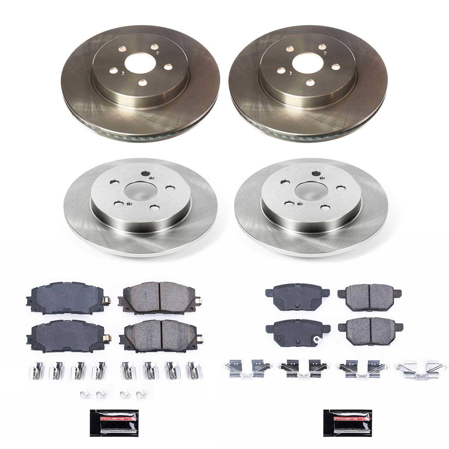 Power Stop KOE8634 OE replacement brake kit