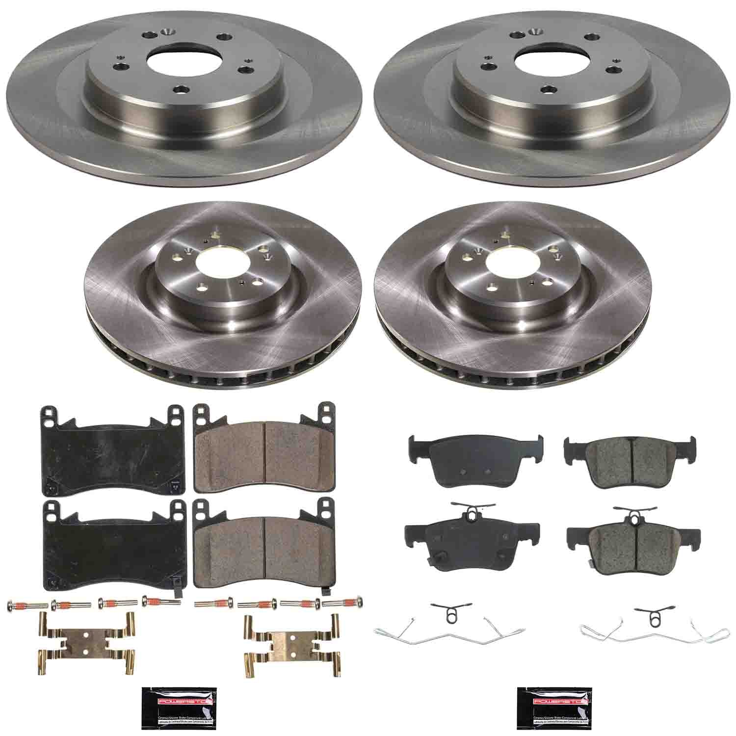 Power Stop KOE8945 OE replacement brake kit