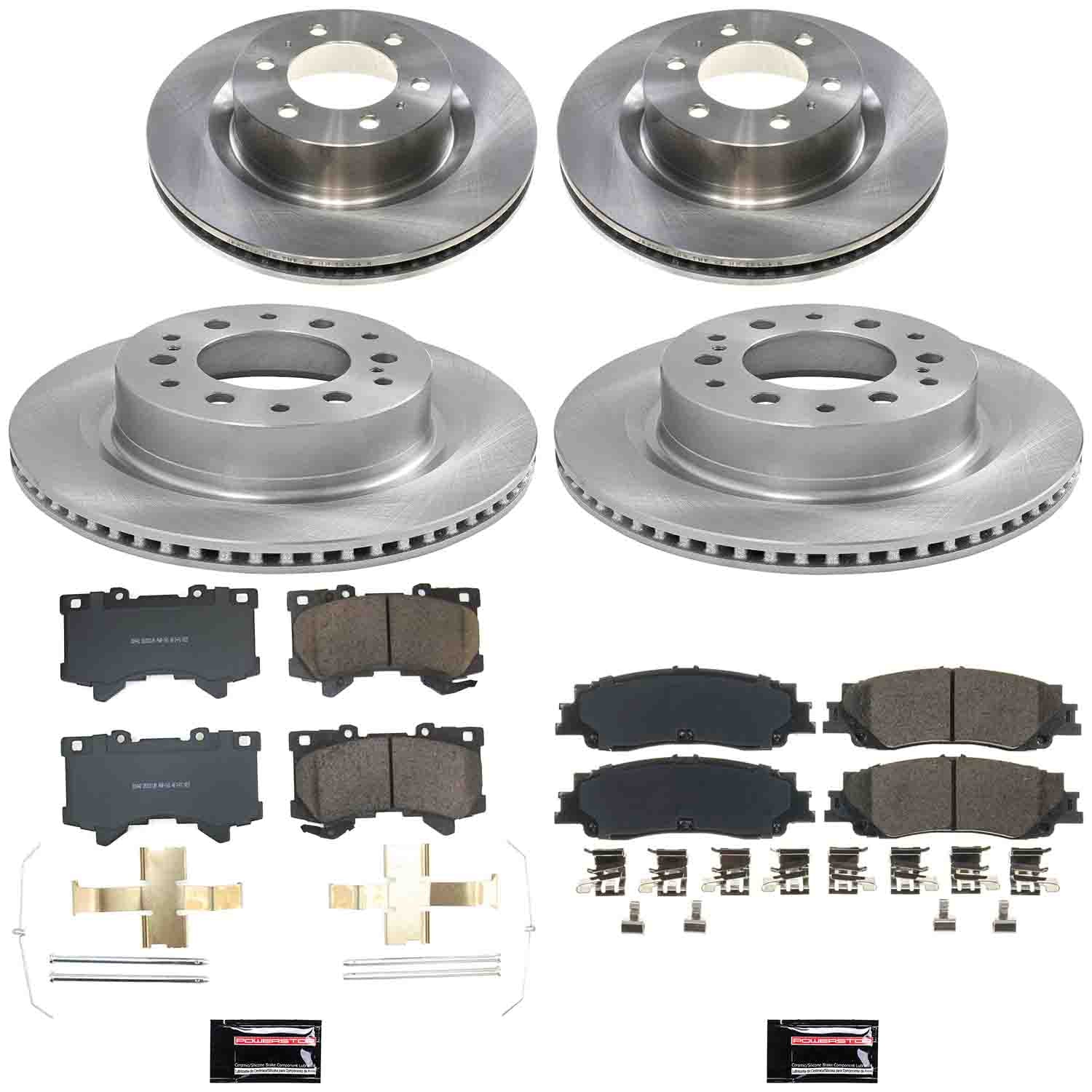 Power Stop KOE8946 OE replacement brake kit