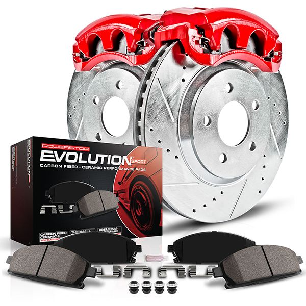 Power Stop 08-13 Mazda 3 Front Z23 Evolution Sport Brake Kit w/Calipers