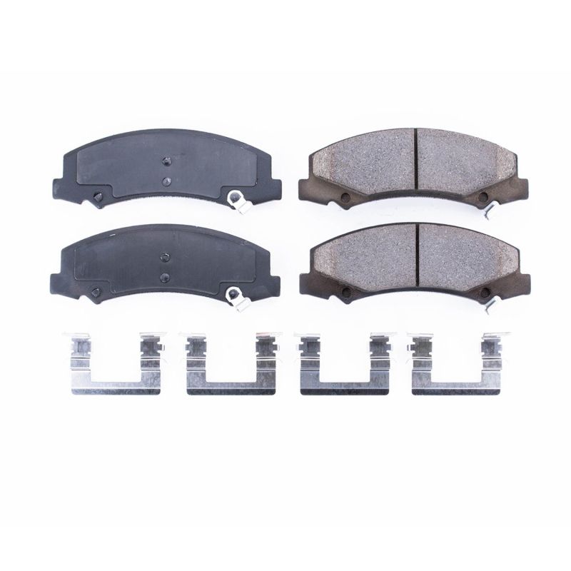 PowerStop 17-1159 Z17 Evolution Plus ceramic front brake pads for Buick, Cadillac, and Chevrolet cars