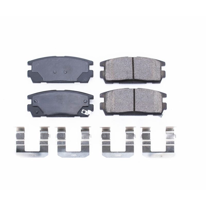 PowerStop 17-1275 Z17 Evolution Plus ceramic rear brake pads for Chevrolet Equinox, GMC Terrain, Pontiac Torrent, Saturn Vue, and Suzuki XL-7