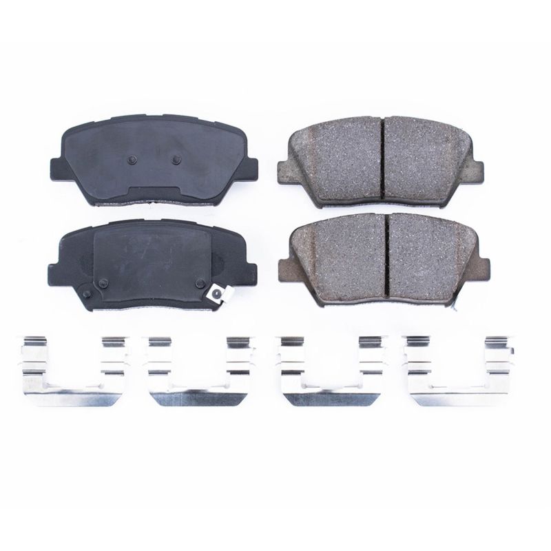 PowerStop 17-1432 Z17 Evolution Plus ceramic front brake pads for Hyundai Santa Fe and Kia Sorento