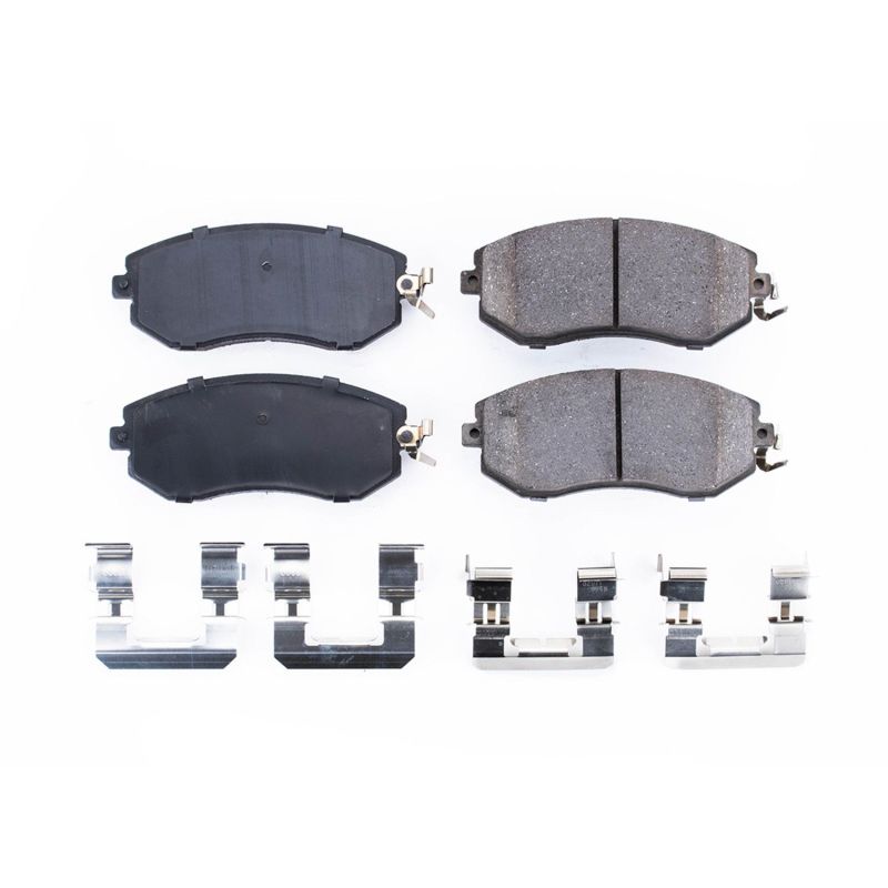 PowerStop 17-1539 Z17 Evolution Plus ceramic front brake pads for Subaru BRZ, WRX, and Toyota GR86