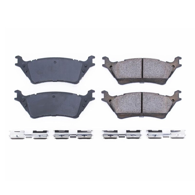PowerStop 17-1602 Z17 Evolution Plus ceramic rear brake pads for 2012-2020 Ford F-150