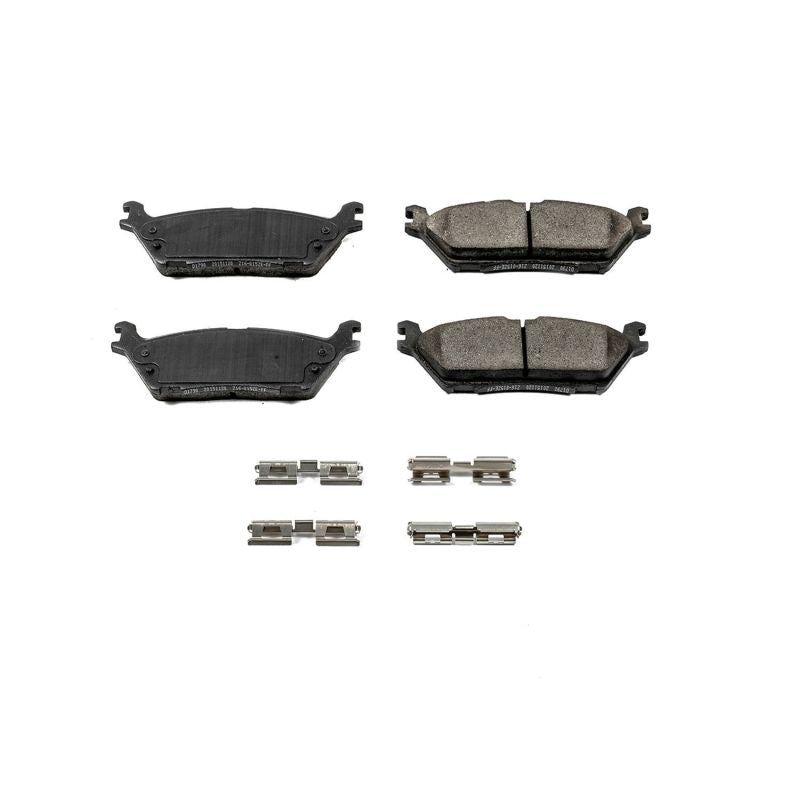 PowerStop 17-1790 Z17 Evolution Plus ceramic rear brake pads for Ford F-150, Expedition, and Lincoln Navigator