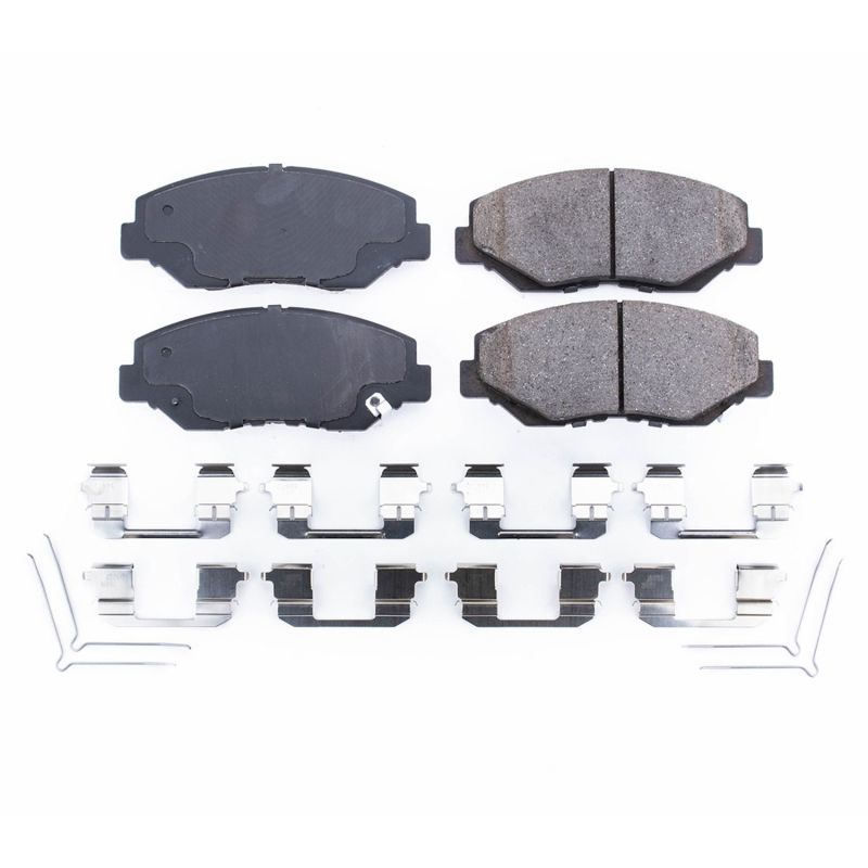 PowerStop 17-914 Z17 Evolution Plus ceramic front brake pads for Acura ILX and Honda vehicles