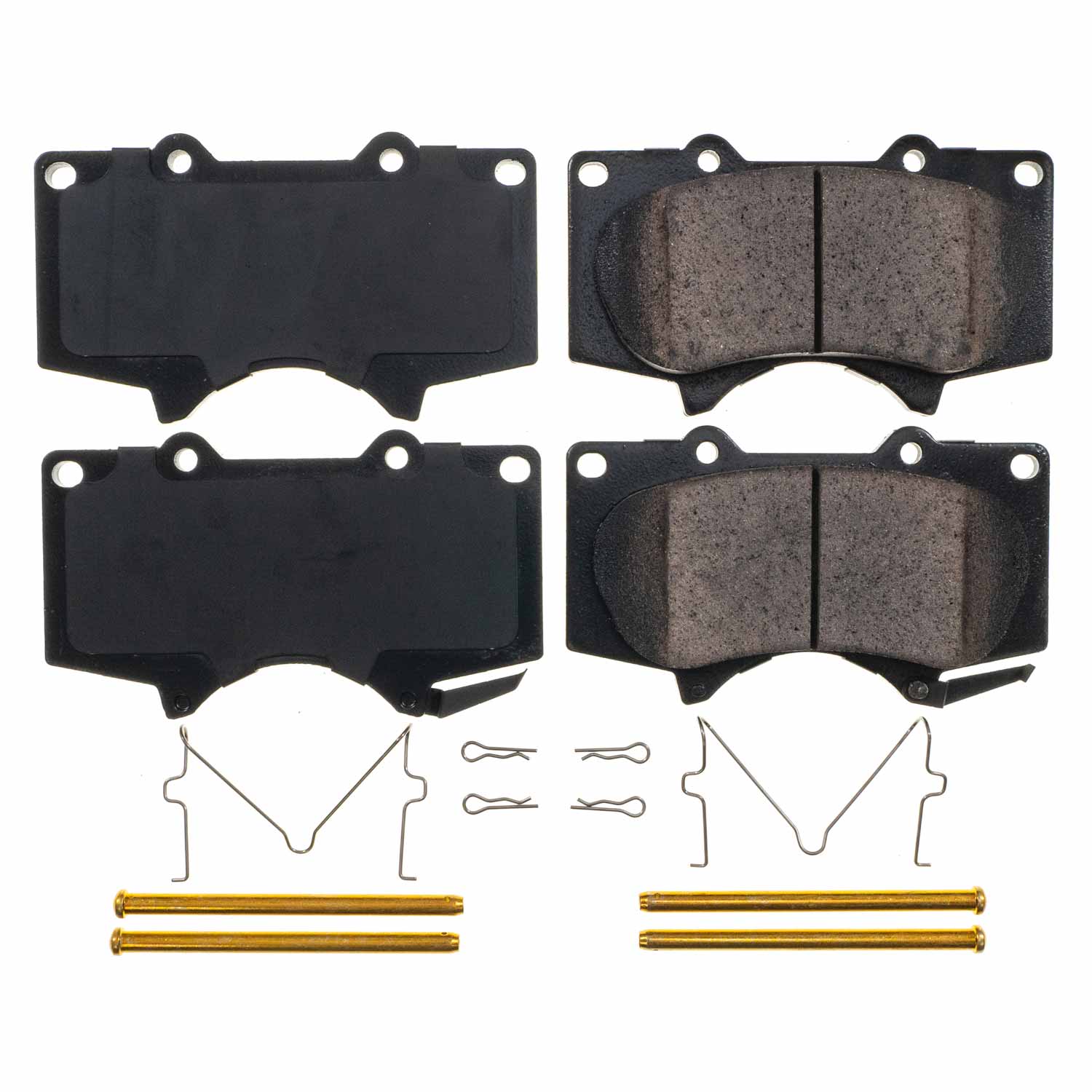 PowerStop 17-976 Z17 Evolution Plus ceramic front brake pads for Lexus GX470 and Toyota 4Runner, Tacoma, Tundra, and FJ Cruiser