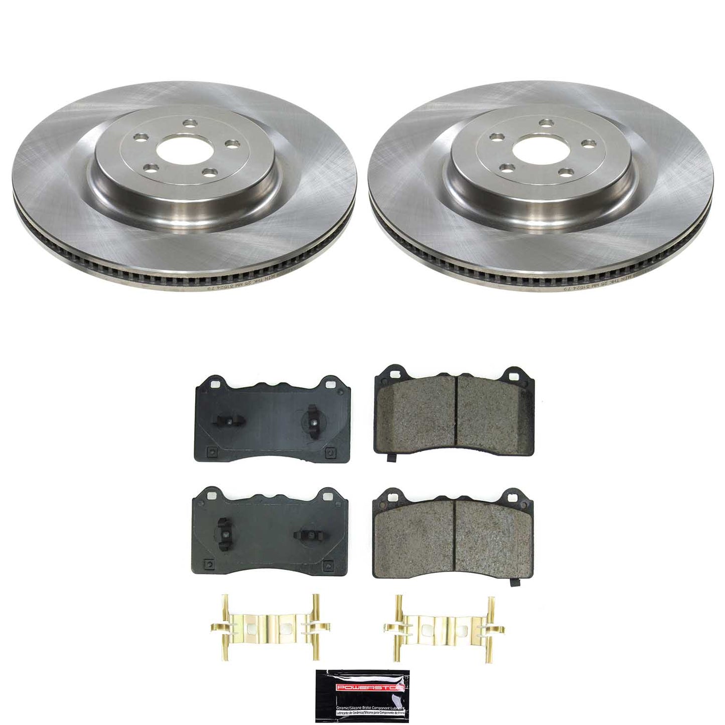 PowerStop KOE9265 Front Autospecialty Brake Kit for 2021-2025 Ford Mustang Mach-E