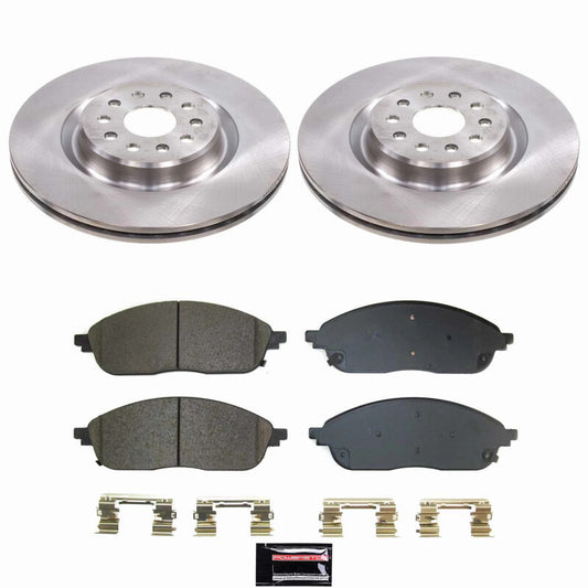 PowerStop KOE9266 Front Autospecialty Brake Kit for 2022-2024 Jeep Grand Cherokee and Grand Cherokee L