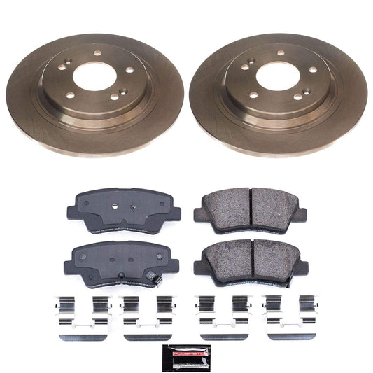 PowerStop KOE9271 Rear Autospecialty Brake Kit for 2022-2023 Hyundai Kona