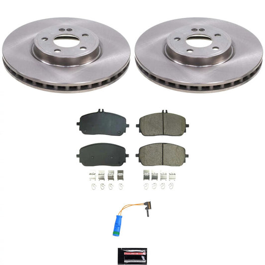 PowerStop KOE9295 Front Autospecialty Brake Kit for Mercedes-Benz EQB, GLA250, and GLB250 models
