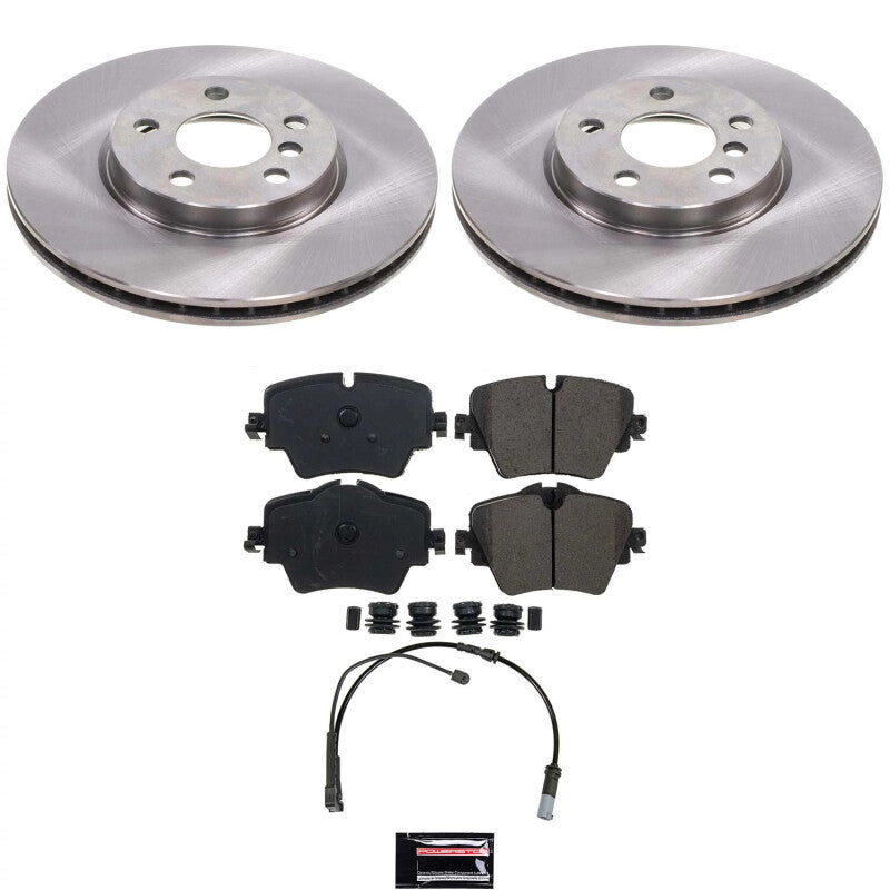 PowerStop KOE9296 Front Autospecialty Brake Kit for 2022-2024 Mini Cooper