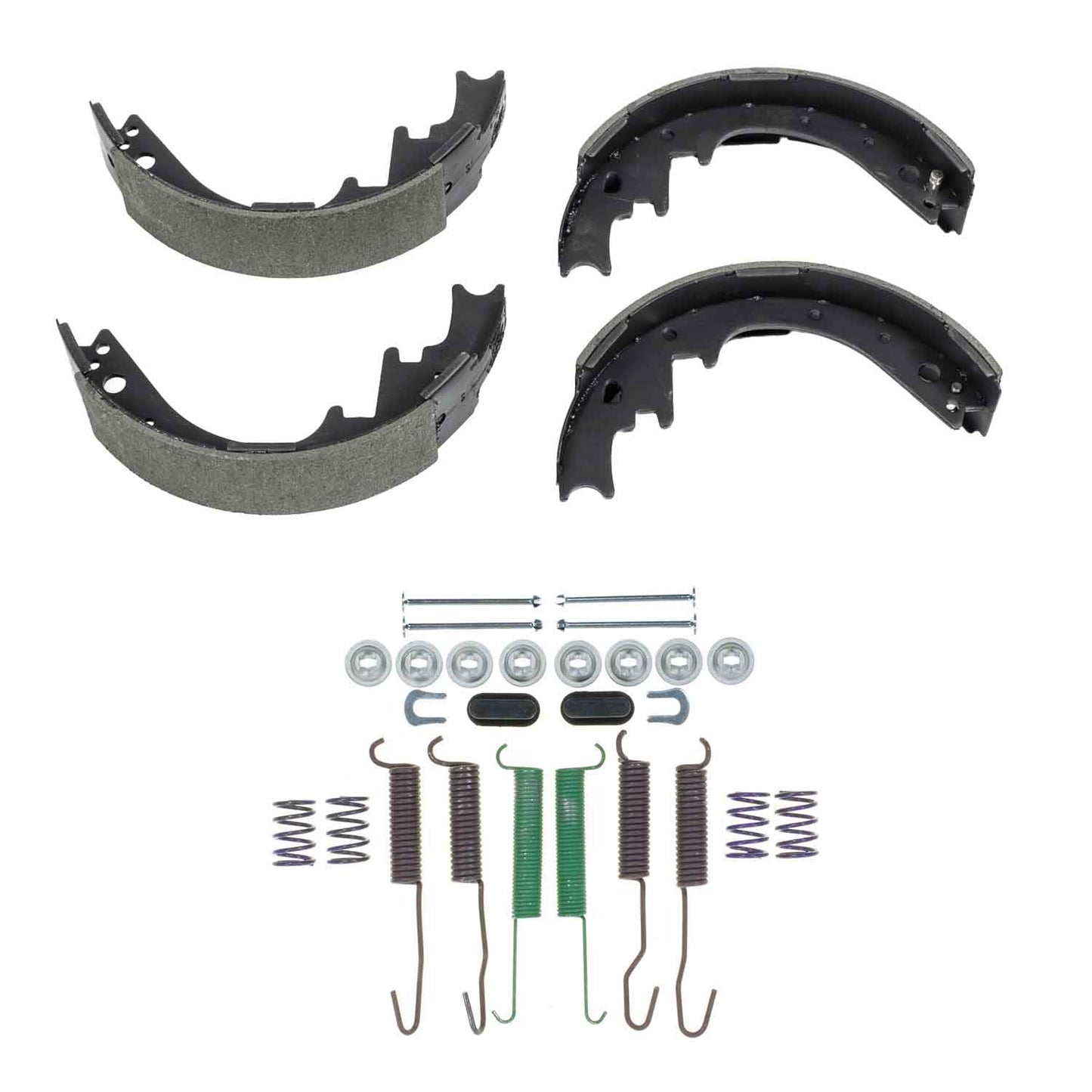 PowerStop SSH446 Rear Brake Shoes with hardware for select Chrysler, Dodge, and Plymouth applications