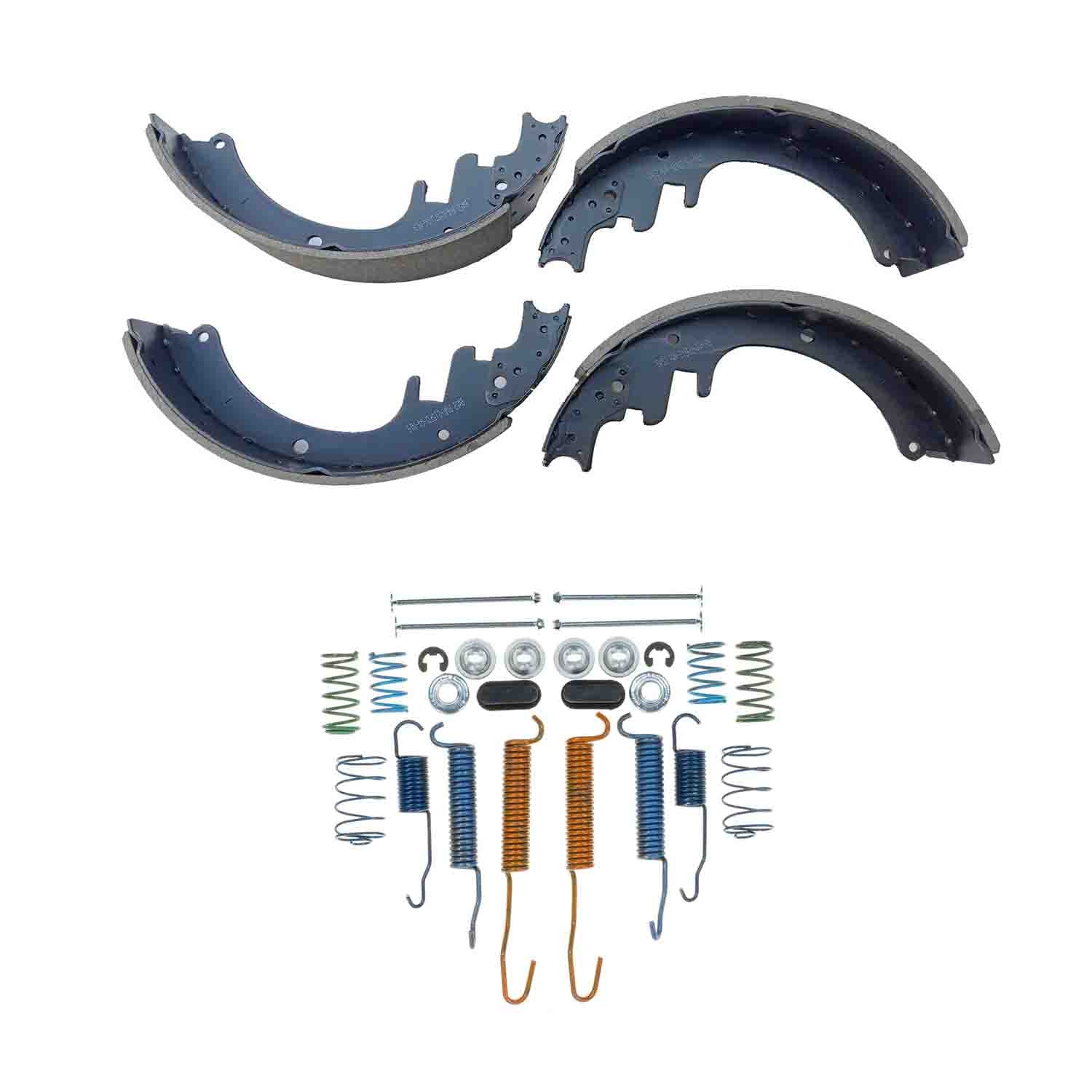 PowerStop SSH452 Rear Brake Shoes with hardware for select Chevrolet, GMC, Dodge Ram 3500, and Workhorse applications
