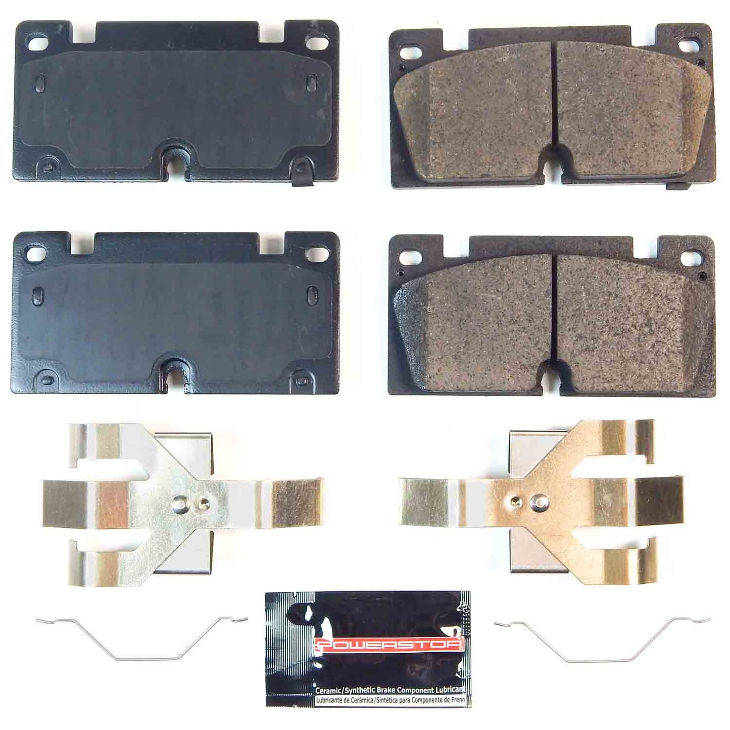 PowerStop Z23-2498 Front Z23 Evolution Sport Brake Pads with hardware for 2023-2026 Chevrolet Colorado and GMC Canyon