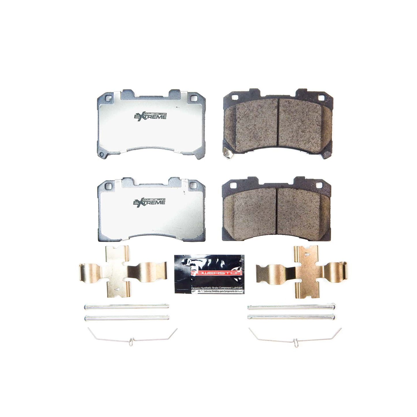 PowerStop Z26-2450 Front Z26 Street Brake Pads with hardware for 2023-2026 Toyota GR Corolla