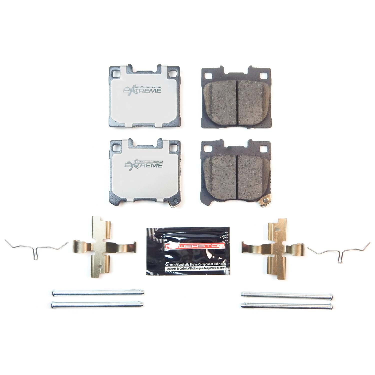 PowerStop Z26-2451 Rear Z26 Street Brake Pads with hardware for 2023-2026 Toyota GR Corolla